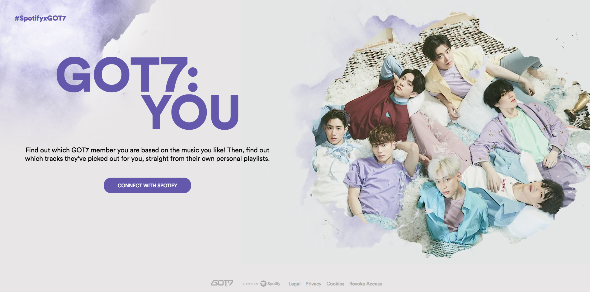 Temukan Anggota GOT7 yang Cocok lewat Spotify