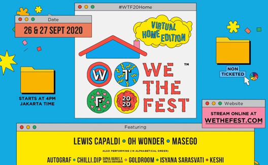 WE THE FEST 2020, Digelar Daring hingga Line-Up Lengkap